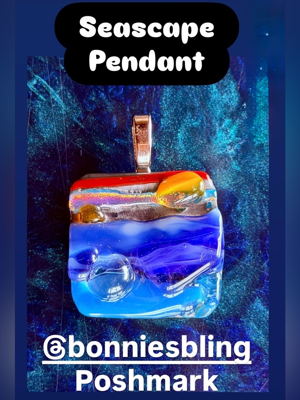Bonnie’s Bling One of a Kind Fused Glass Jewelry and Accessories to Wear.